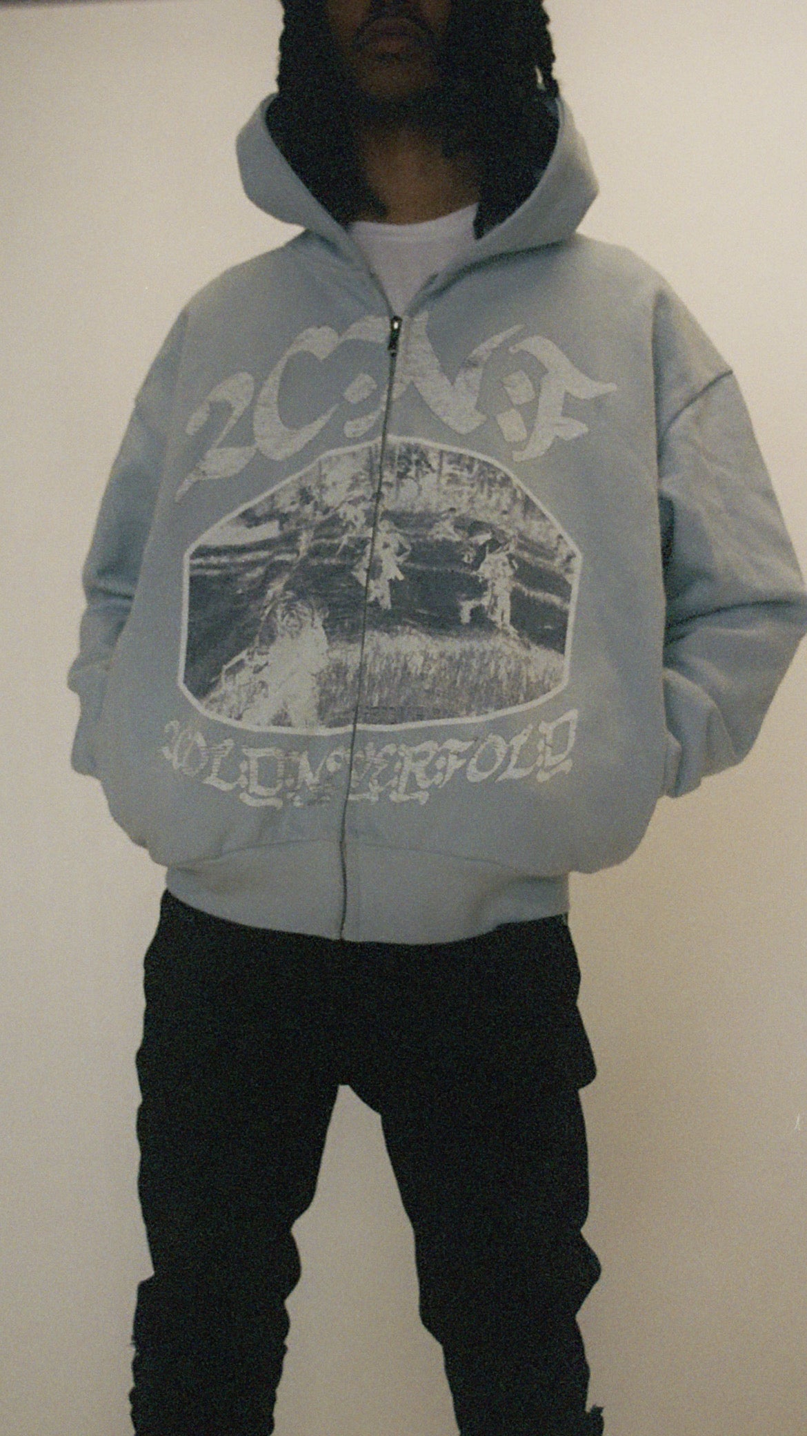 2CNF Blue Ice Hoodie*