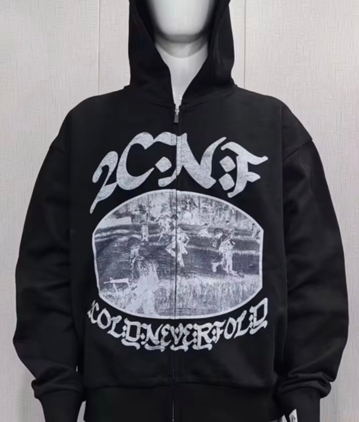 2CNF Jet Black Hoodie*